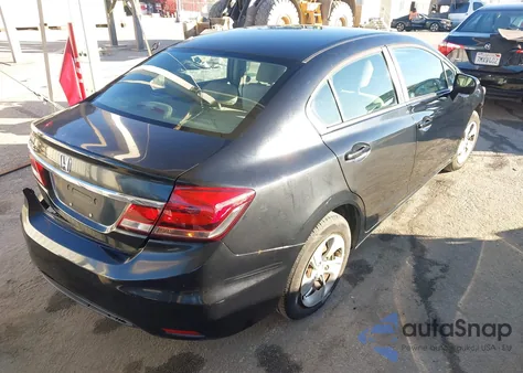 2015 Honda Civic Lx из США, поврежденный, VIN 2HGFB2F53FH562547